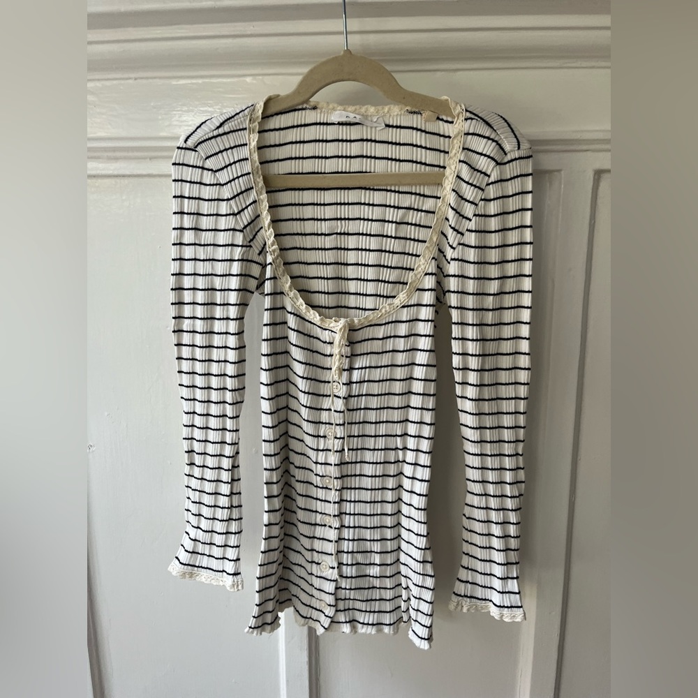 Doen striped tee XS